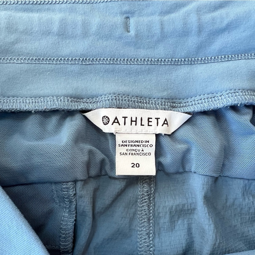 Athleta Trekkie Mid Rise Legacy Jogger Pant in Shadow Blue, size 20 - Picture 6 of 9